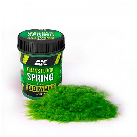 AK-Interactive Grass Flock 2mm Spring