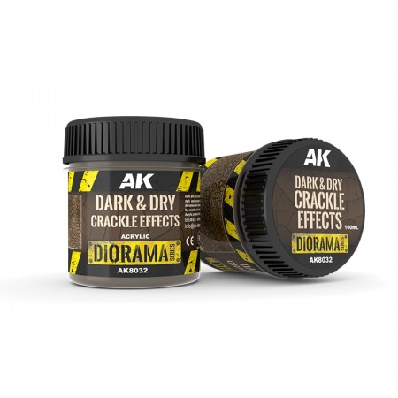 AK-Interactive Dark & Dry Crackle Effects 100ml (8032)