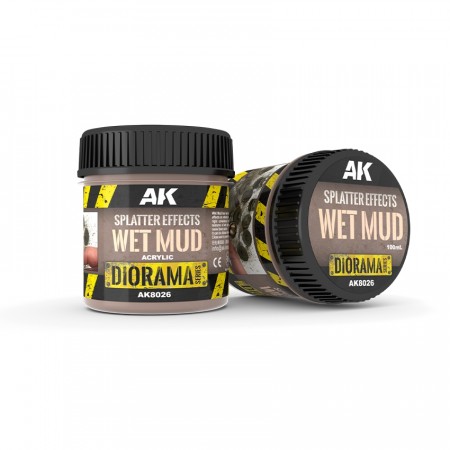 AK-Interactive Splatter Effects Wet Mud 100ml (8026)