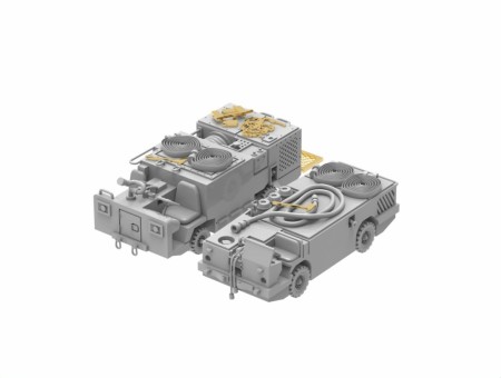 HS Models 1:350 - US Navy Fire Tractor A/S32P16, P-25