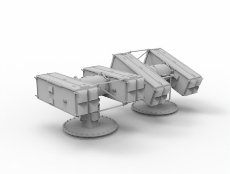 HS Models 1:350 - Mk.29 Sea Sparrow Missile Launcher
