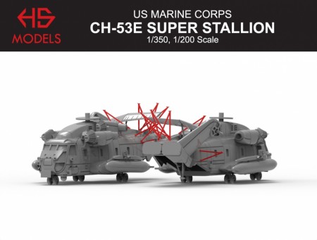 HS Models 1:350 - Sikorsky CH-53 E Super Stallion