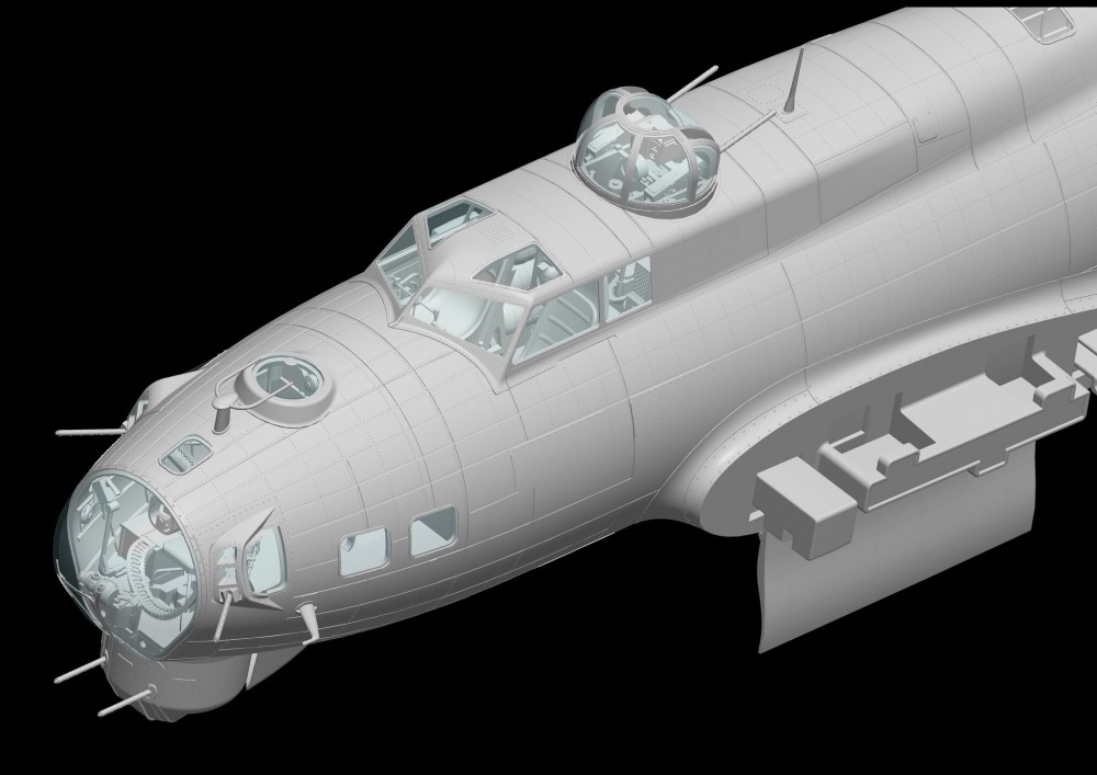 HK Models 1:32 - Boeing B-17G Flying Fortress - late Production