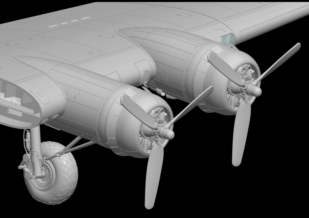 HK Models 1:32 - Boeing B-17G Flying Fortress - late Production