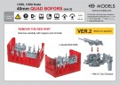 HS Models 1:200 - 40mm Quad Bofors (Early Version) with MK-51 thumbnail