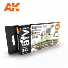AK-Interactive AK 11646 BRITISH DESERT COLORS NORTH AFRICA AND MEDITERRANEAN 1940-43 SET thumbnail