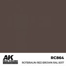 RC864 Rotbraun-Red Brown RAL 8017 thumbnail