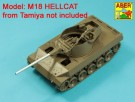 76mm M1A1 Barrel for M18 Helcat U.S. Tank Destroyer thumbnail