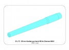 U.S.105mm Howitzer M4 tank Barrel for Sherman M4A3 thumbnail