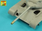 90 mm M-36 tank barrel  cyrindrical Muzzle Brake without mantlet cover for U.S. M47 Patton thumbnail