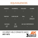 US Army Helo Drab FS 34031 thumbnail