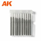 AK Interactive - Drill bits 0,4mm-1,3mm thumbnail
