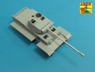 7,5cm/5,5cm Pak 41 L/57 gun barrel with muzzle brake for German Tank Pz.Kpfw. VI Ausf. C (VK36.01) thumbnail