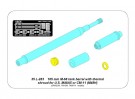105 mm M-68 barrel with thermal shroud for  M48A5 Tank thumbnail
