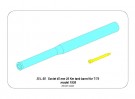 Soviet 45 mm 20 Km tank Barrel for T-70 (for MiniArt model) thumbnail