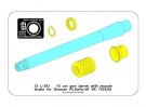 150mm Barrel with muzzle brake for German Pz.Kpfw. VII VK 7201 (K) thumbnail