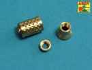 10,5cm KwK L/70 barrel with perforated muzzle brake for German Pz.Kpfw. VII 