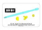 Germ.75mm barrel single baffle muzzle for Pz VI F2 thumbnail