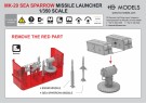 HS Models 1:350 - Mk.29 Sea Sparrow Missile Launcher thumbnail