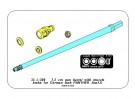 7,5 cm  barrel  with muzzle brake for Panther Ausf.G  (Takom) thumbnail