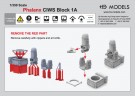 HS Models 1:350 - Phalanx CIWS Block 1A (4pcs) thumbnail