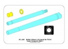 British 120mm L1A1 barrel for FV214 Super Conqueror Mark I thumbnail