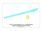Barrel for British Sherman VC “Firefly” without muzzle brake thumbnail