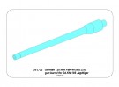 German 128mm Pak 44(80) L/55 Gun barrel for Sd.Kfz.186 thumbnail