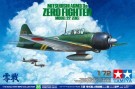 Tamiya 1:72 - Mitsubishi A6M3/3a Zero Fighter Model 22 (Zeke) (60785) thumbnail