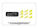 Set of gun barrel tips for MG 08 x3 pcs. And barrel tips for MG 08/15 x 3 pcs. thumbnail