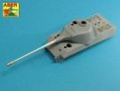 10,5cm KwK L/70 barrel with perforated muzzle brake for German Pz.Kpfw. VII 