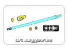 7,5 cm  barrel  with muzzle brake for Panther Ausf.A/D thumbnail