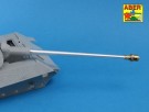 German 8,8cm Kw.K 43 (L/71) gun used on Tiger B Porsche turret-early thumbnail