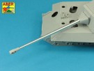 German 7,5cmKwK42L/70 gun barrel without muzzle brake for Panther Ausf. A/D/G or Panther II thumbnail