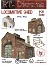 RT-Diorama 35020 Locomotive Shed (Modular System) (1:35)  thumbnail