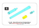 90 mm M-36 tank barrel  cyrindrical Muzzle Brake without mantlet cover for U.S. M47 Patton thumbnail