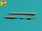 90 mm M-36 tank barrel  cyrindrical Muzzle Brake without mantlet cover for U.S. M47 Patton thumbnail
