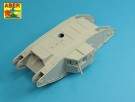 Barrels for British WWI Tank Mk.I Male - 6 pdr.  gun x 2 & 8mm Hotchkiss m.1909 x 3 thumbnail