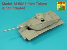 105 mm M-68 barrel with thermal shroud for  M60A3 Tank thumbnail