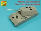 Barrel 128mm KwK 44 L/55 for Typ 204 Mauschen (Takom) thumbnail