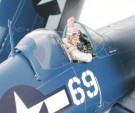 Tamiya 1:48 - Vought F4U-1D Corsair w/ Moto-Tug (61085) thumbnail