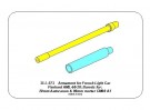 Armament for French Light Armoured Car AML-60-20, barrela for 20mm Autocanon & 90mm mortar thumbnail