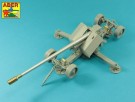 Barrel with muzzle brake for German Krupp 12,8cm PAK 44 Anti-Tank Gun (Great Wall) thumbnail