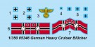 Trumpeter 1:350 - German Heavy Cruiser Blucher (05346) thumbnail