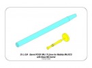 Barrel ROQF Mk.I 76,2mm for Matilda Mk.IIICS  with Besa MG barrel thumbnail