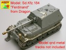 German 88 mm Pak 43/1 L/71Barrel for Ferdinand & Elefant thumbnail