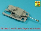 Germ.75mm barrel for KwK40L/43 with early model muzzle brake for Pz.Kpfw.VI, Ausf.G thumbnail