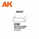 Strips 1.50 x 4.00 x 350mm - STYRENE STRIP thumbnail