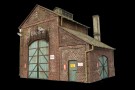 RT-Diorama 35020 Locomotive Shed (Modular System) (1:35)  thumbnail