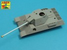 7,5cm gun barrel with single baffle muzzle brake for German Tank VK3002(DB) thumbnail